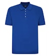 Poloshirt mit Druckknopfverschluss, Königsblau